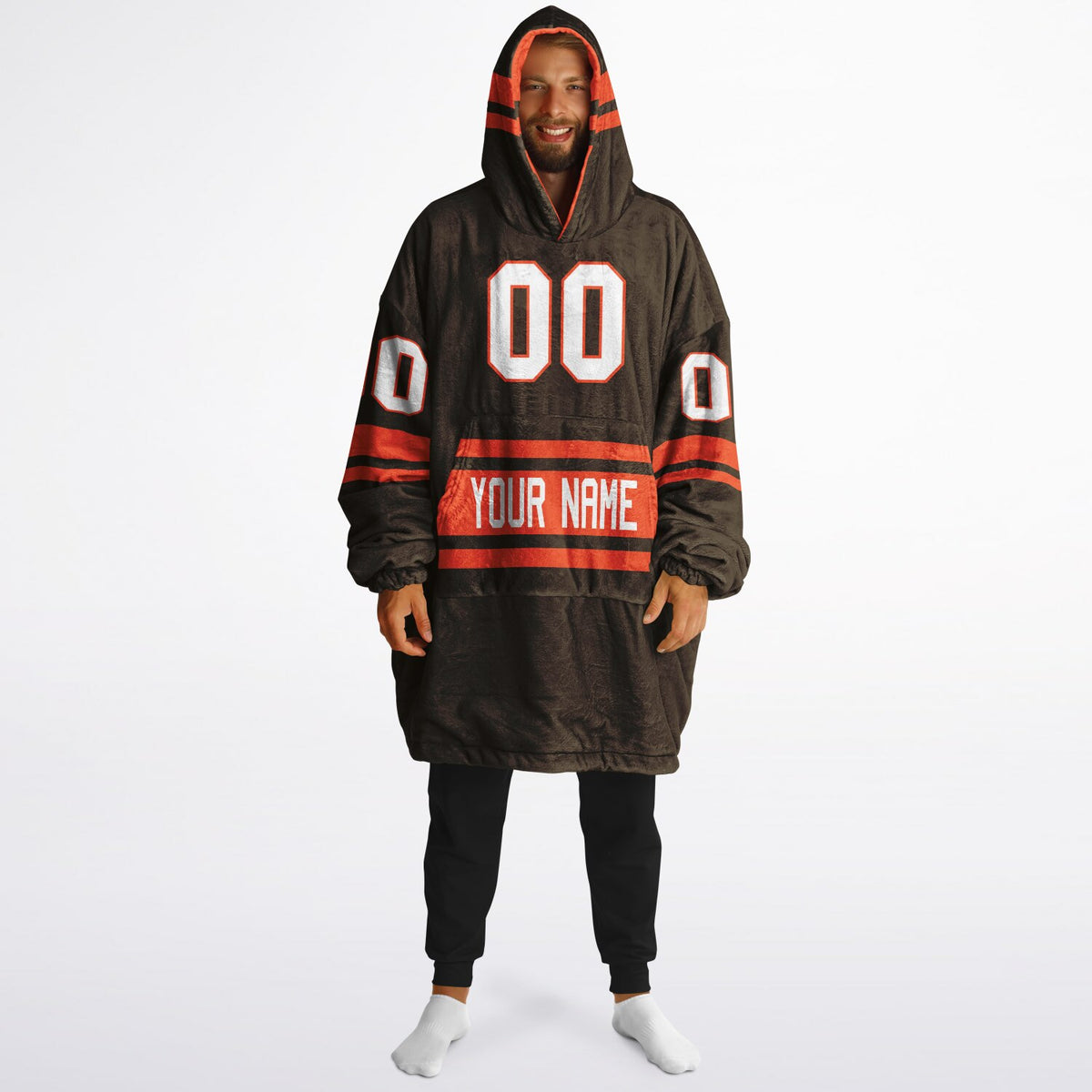 Brown/Orange Superfan Reversible