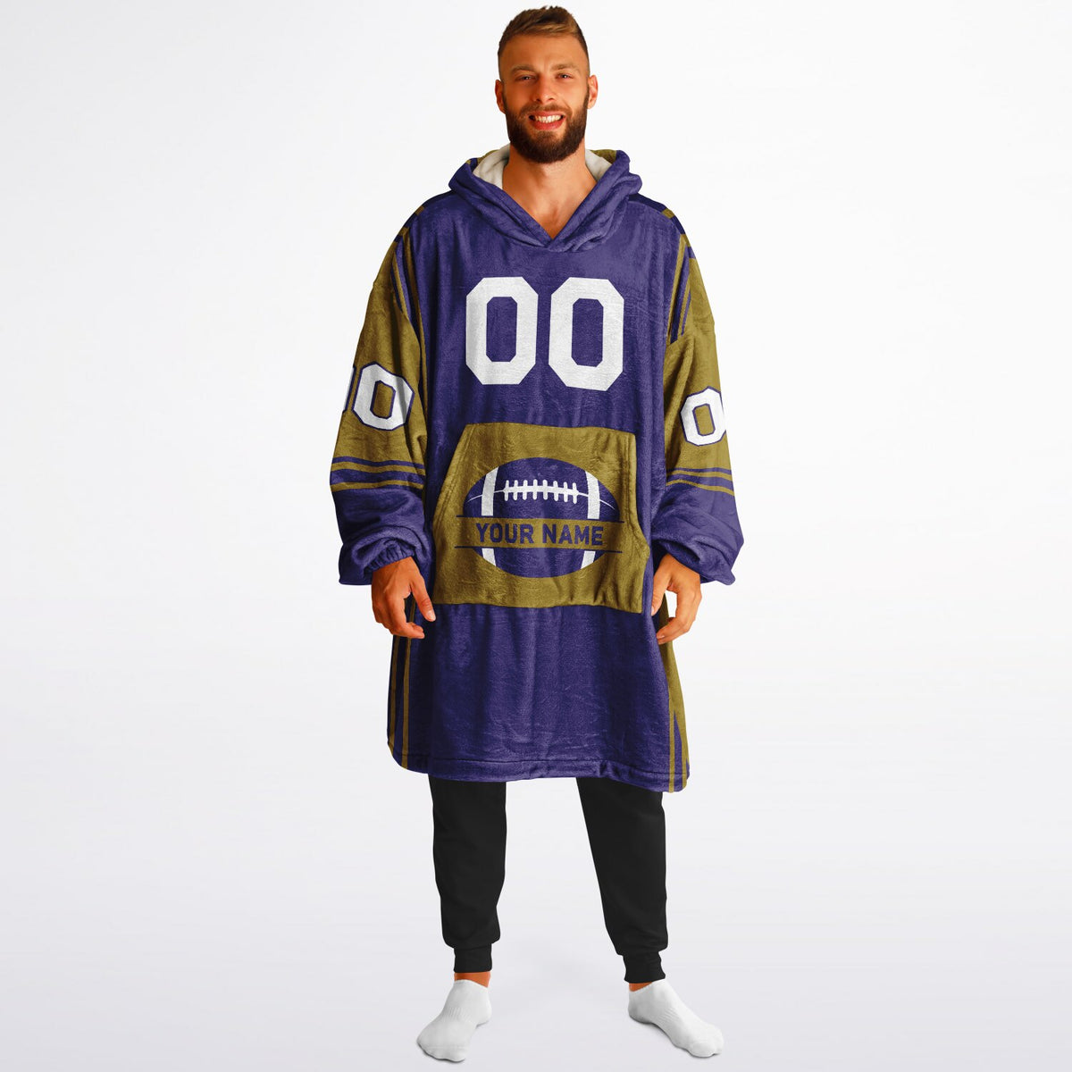 Purple Dark Gold Bold
