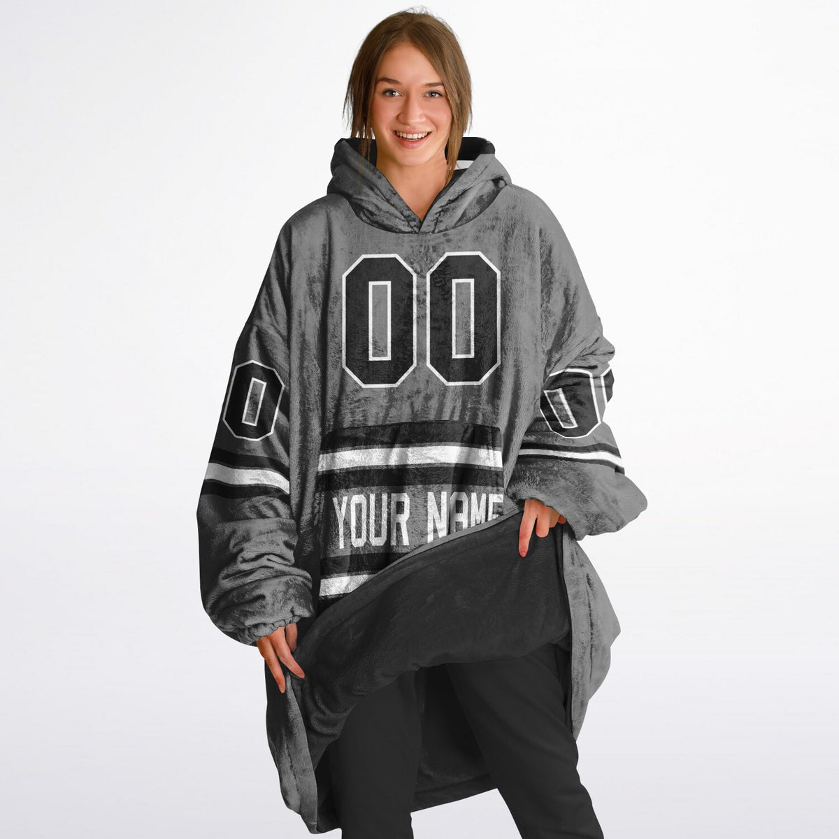 Black Gray White Superfan