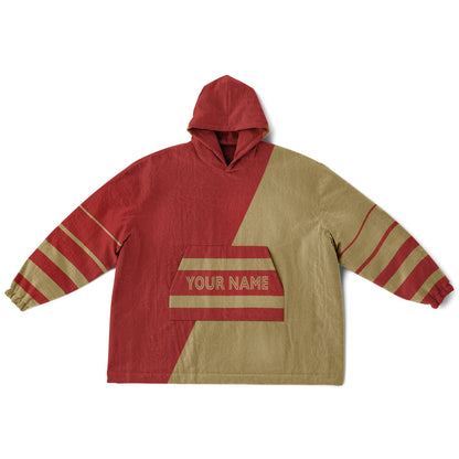 Red/Metallic Gold Everyday Reversible