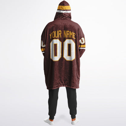 Burgundy/Gold/White Superfan Reversible