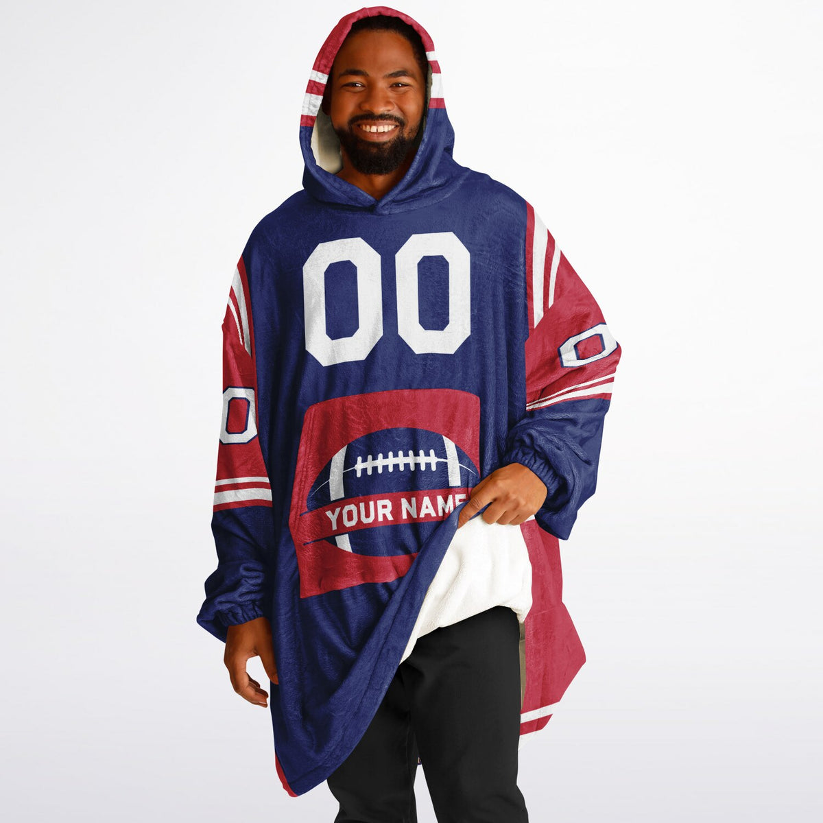 Dark Blue/Red/White Bold