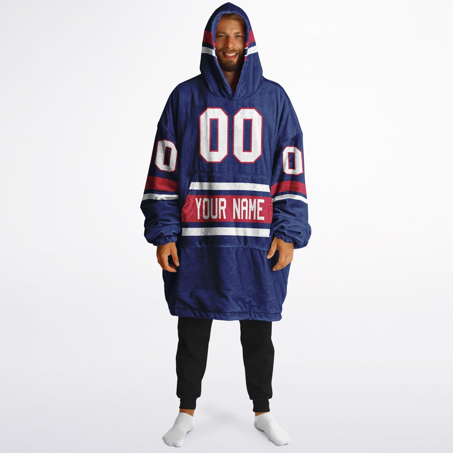 Dark Blue/Red/White Superfan Reversible