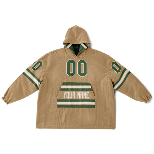 Forest Green Cream Camel Superfan Reversible