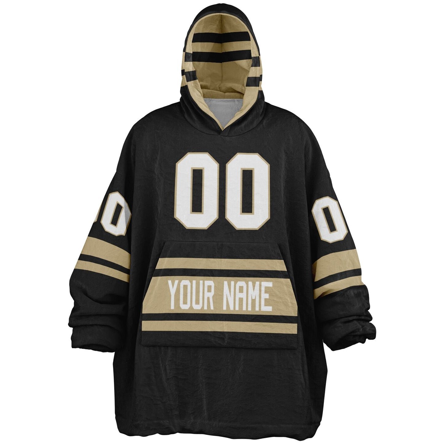 Black/Old Gold Superfan Reversible