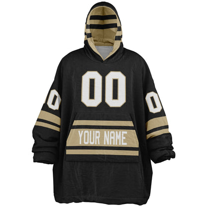 Black/Old Gold Superfan Reversible