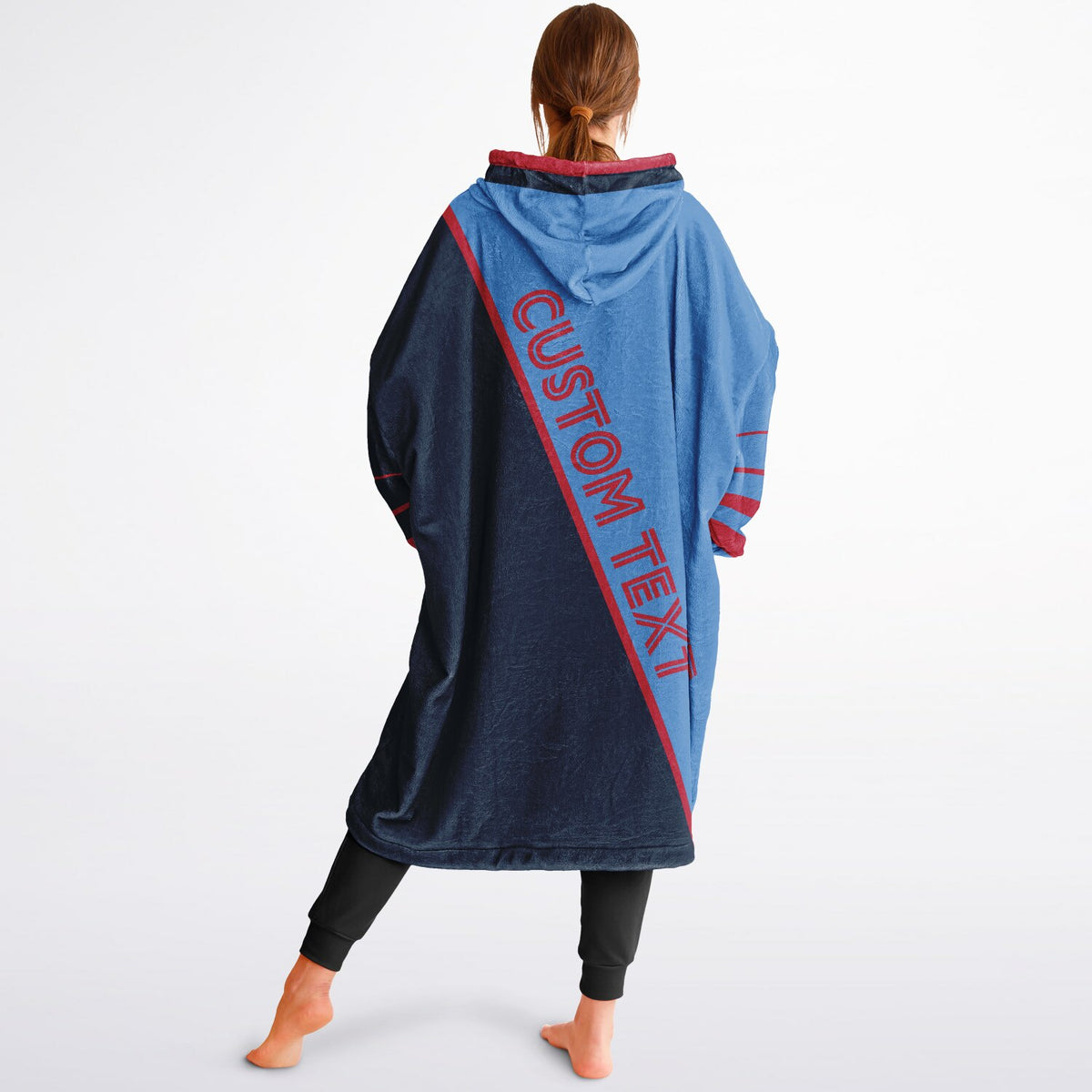 Light Blue Navy Red Split Decision
