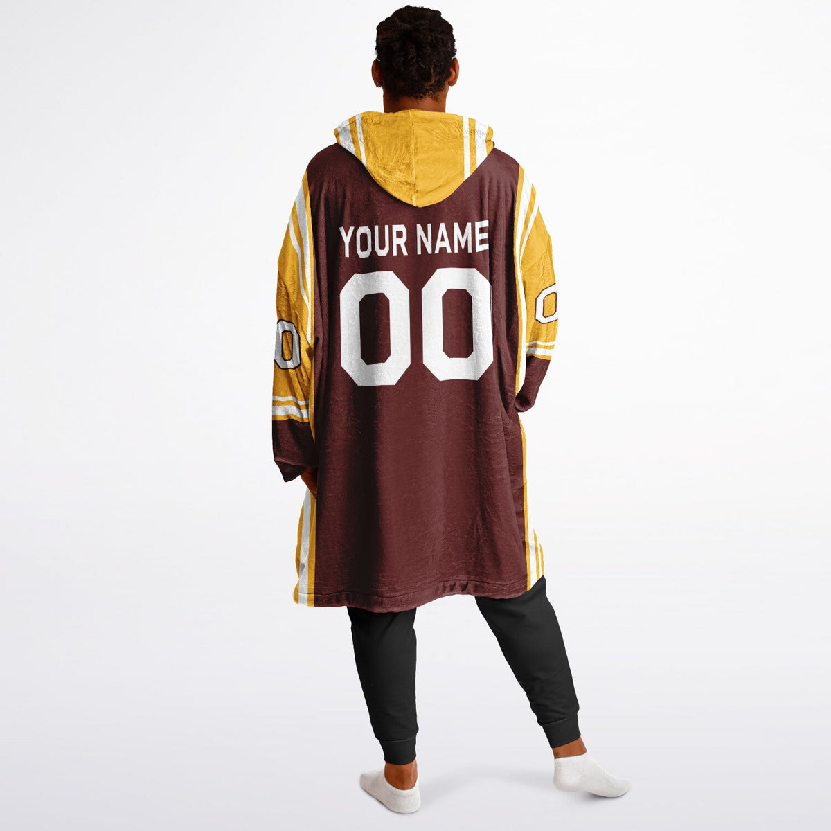Burgundy/Gold/White Bold