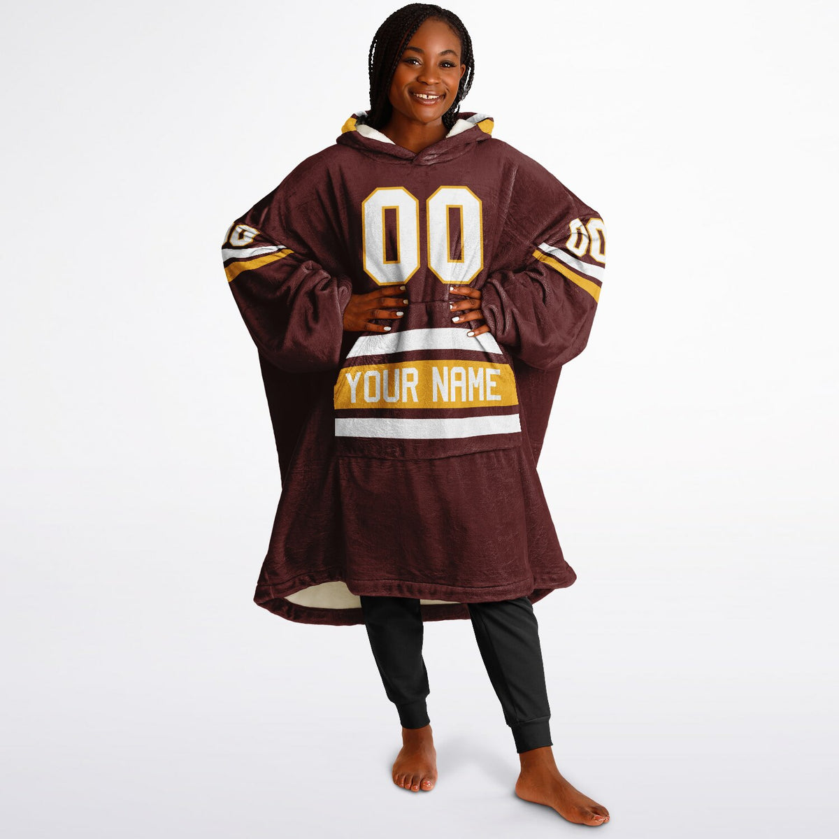 Burgundy Gold White Classic