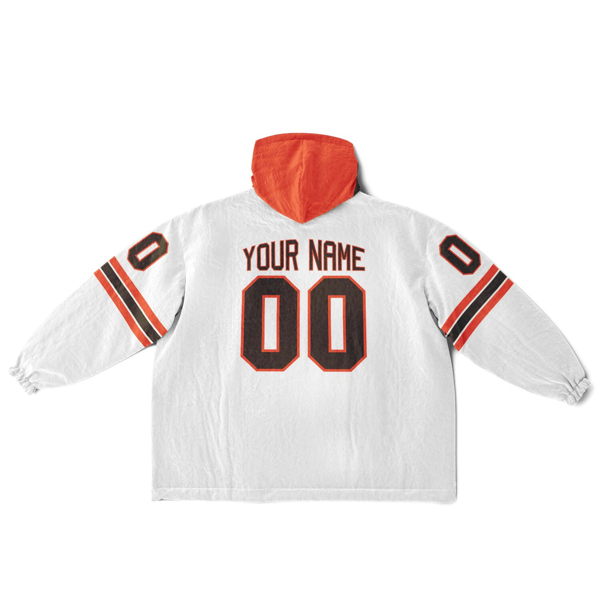 Brown/Orange/White Superfan Reversible