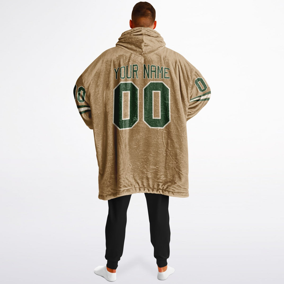 Forest Green Cream Camel Superfan Reversible