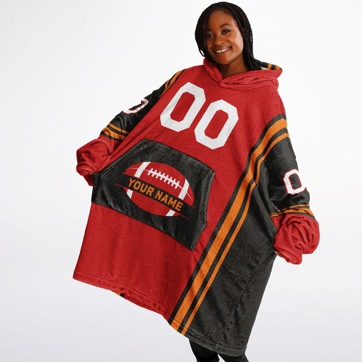 Red/Pewter/Orange Bold