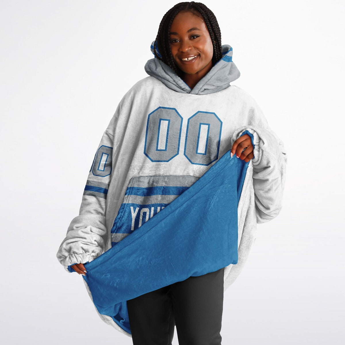 Blue/Silver Superfan Reversible
