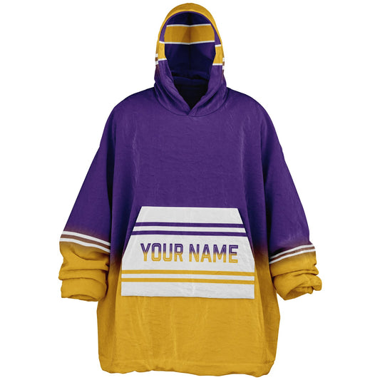 Purple/Gold/White Everyday Reversible
