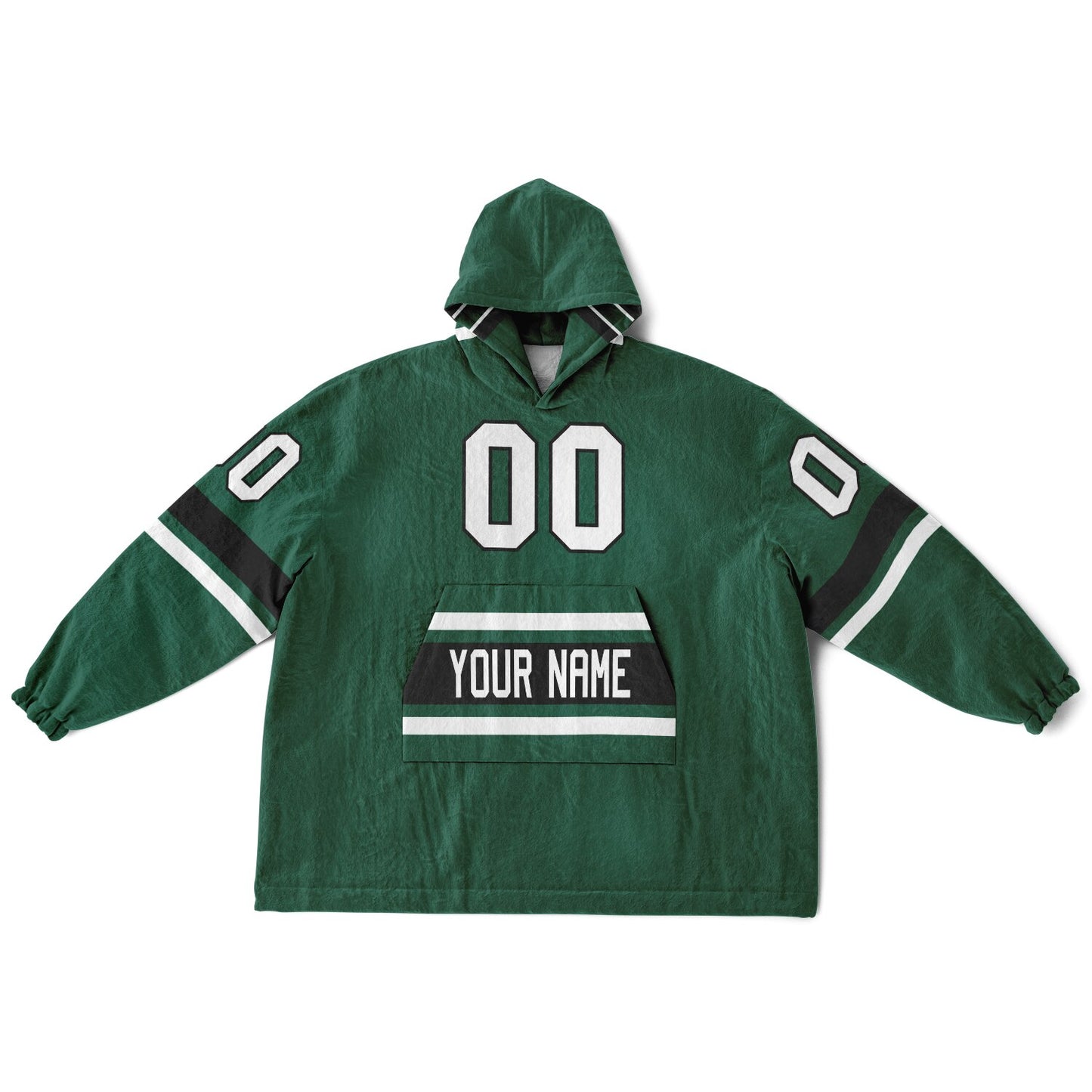 Green/Black/White Superfan Reversible