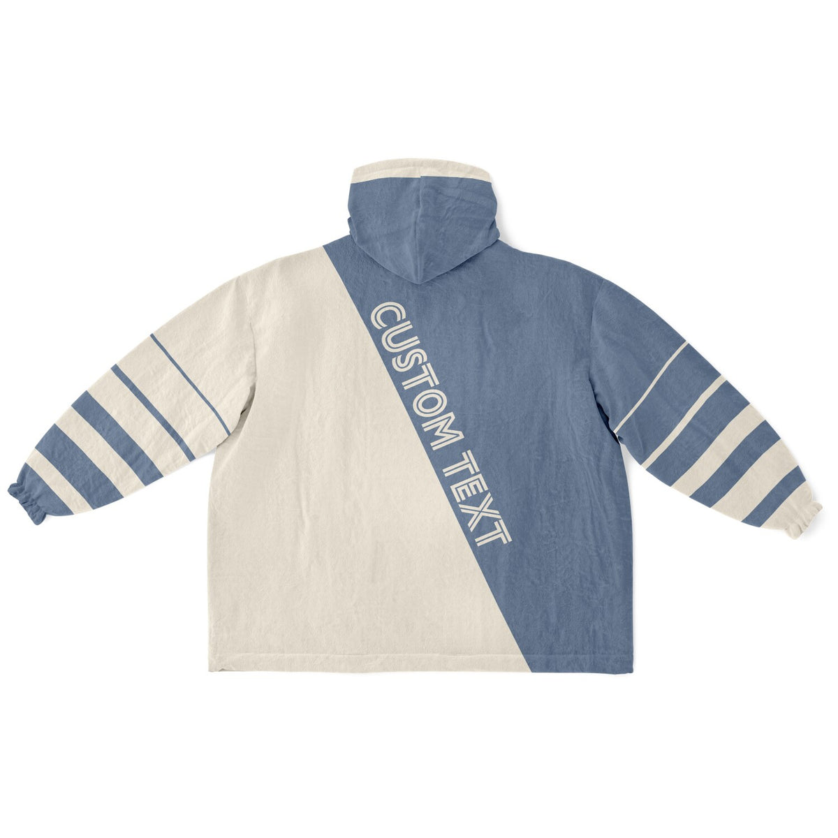 Slate Blue & Cream Split Decision
