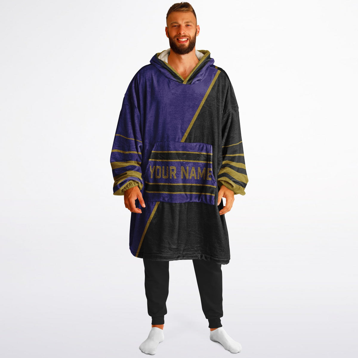 Purple Black Dark Gold Split Decision