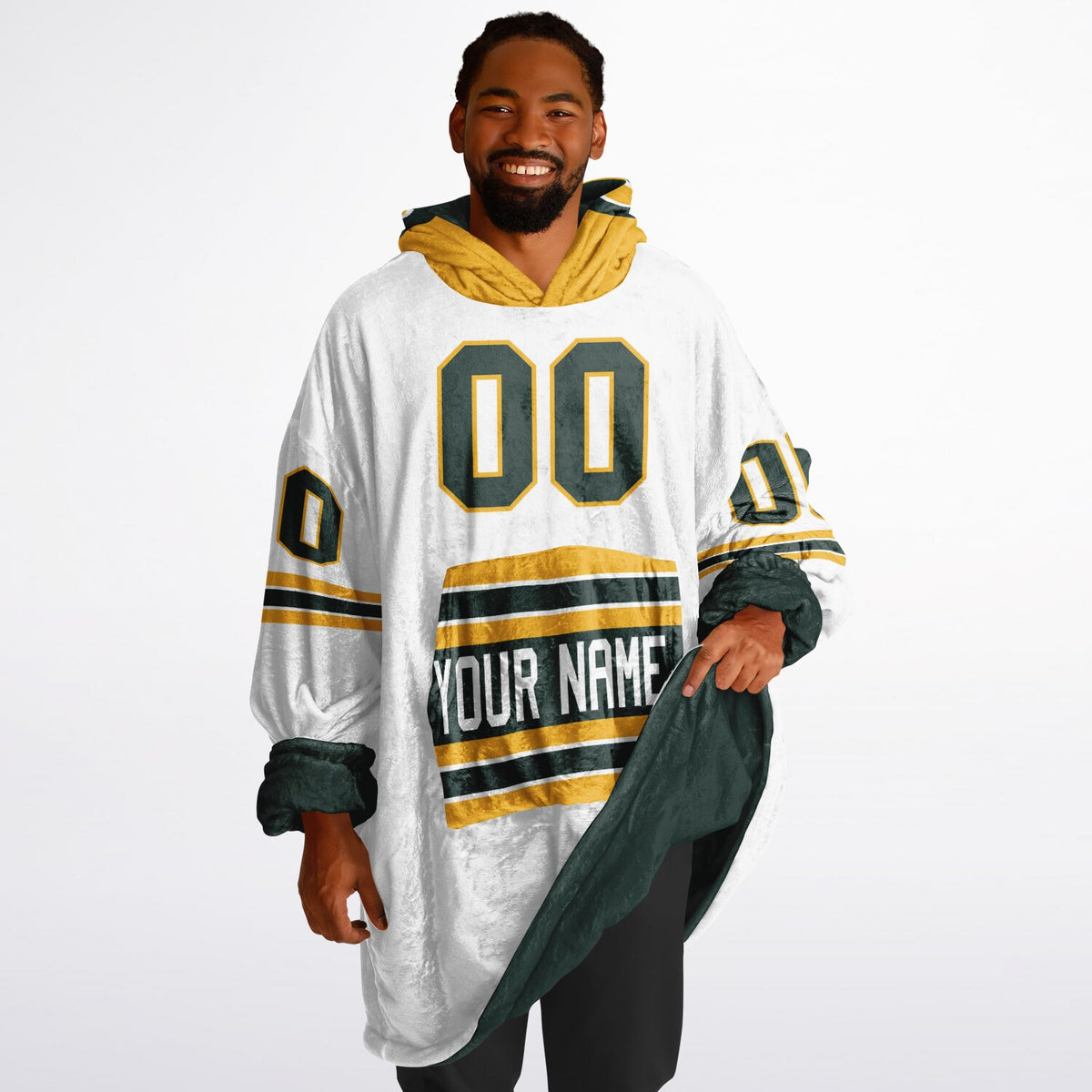 Green/Gold/White Superfan Reversible