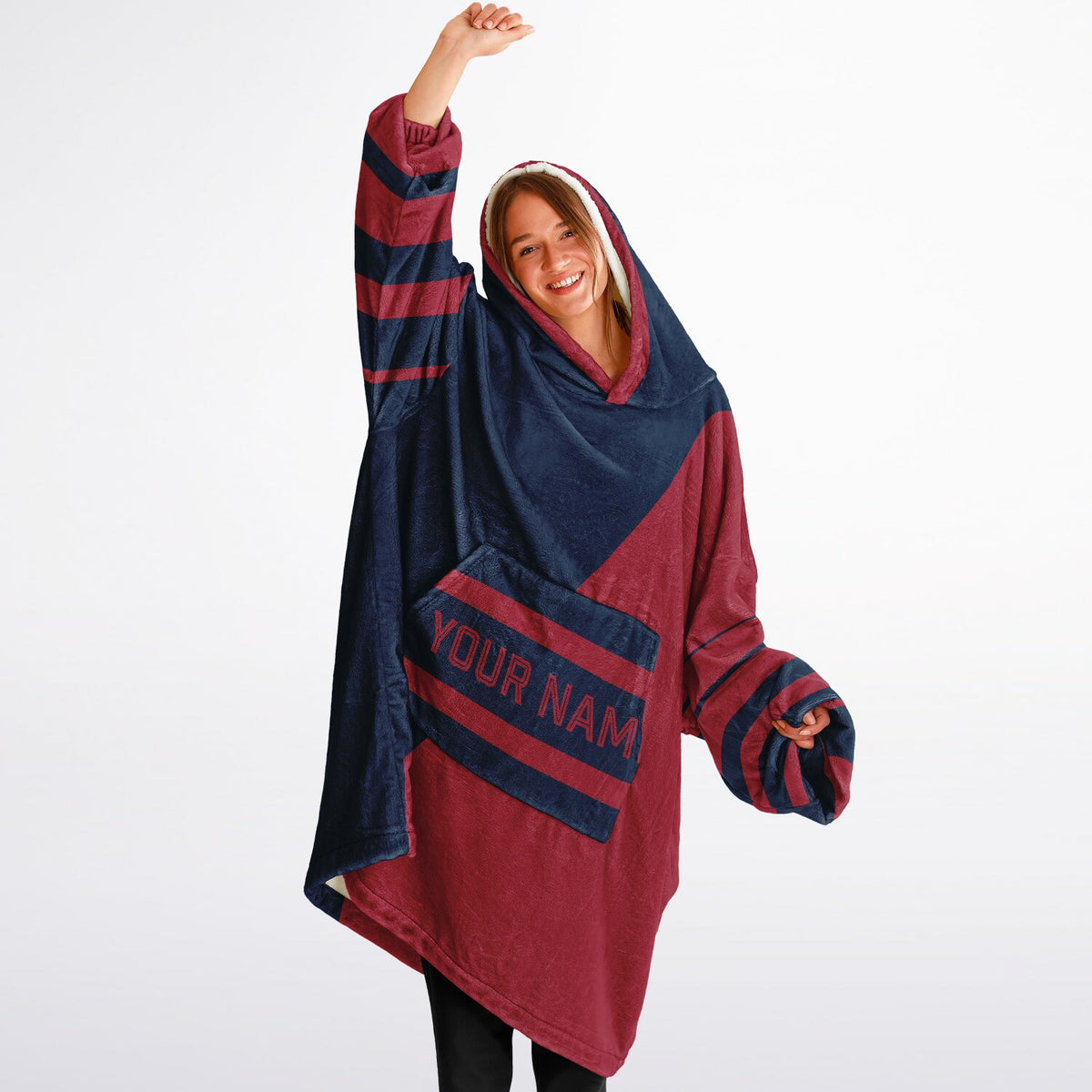 Navy & Red Split Decision