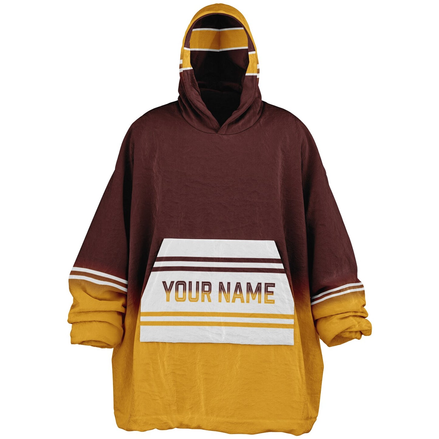Burgundy/Gold/White Everyday Reversible