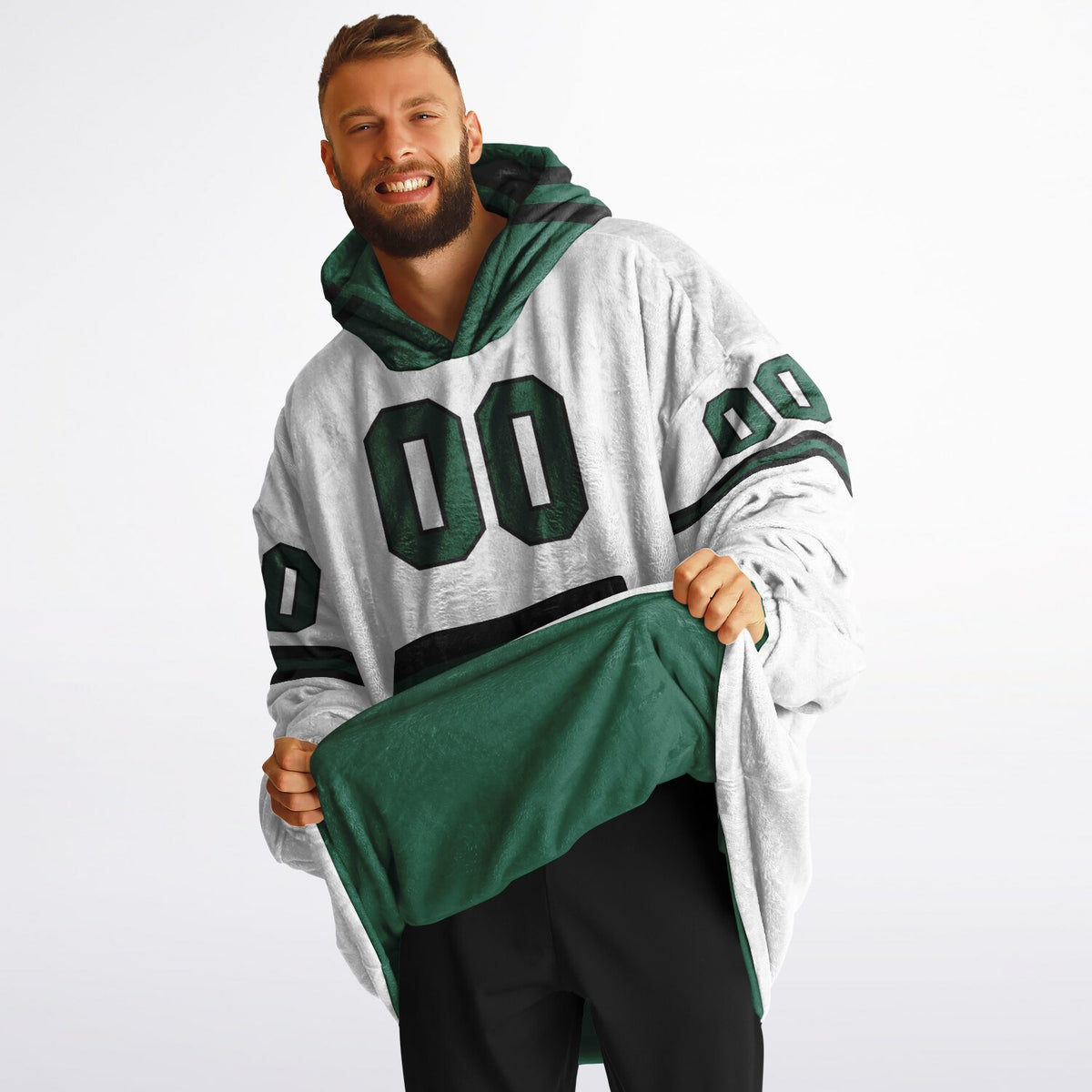 Green/Black Superfan Reversible