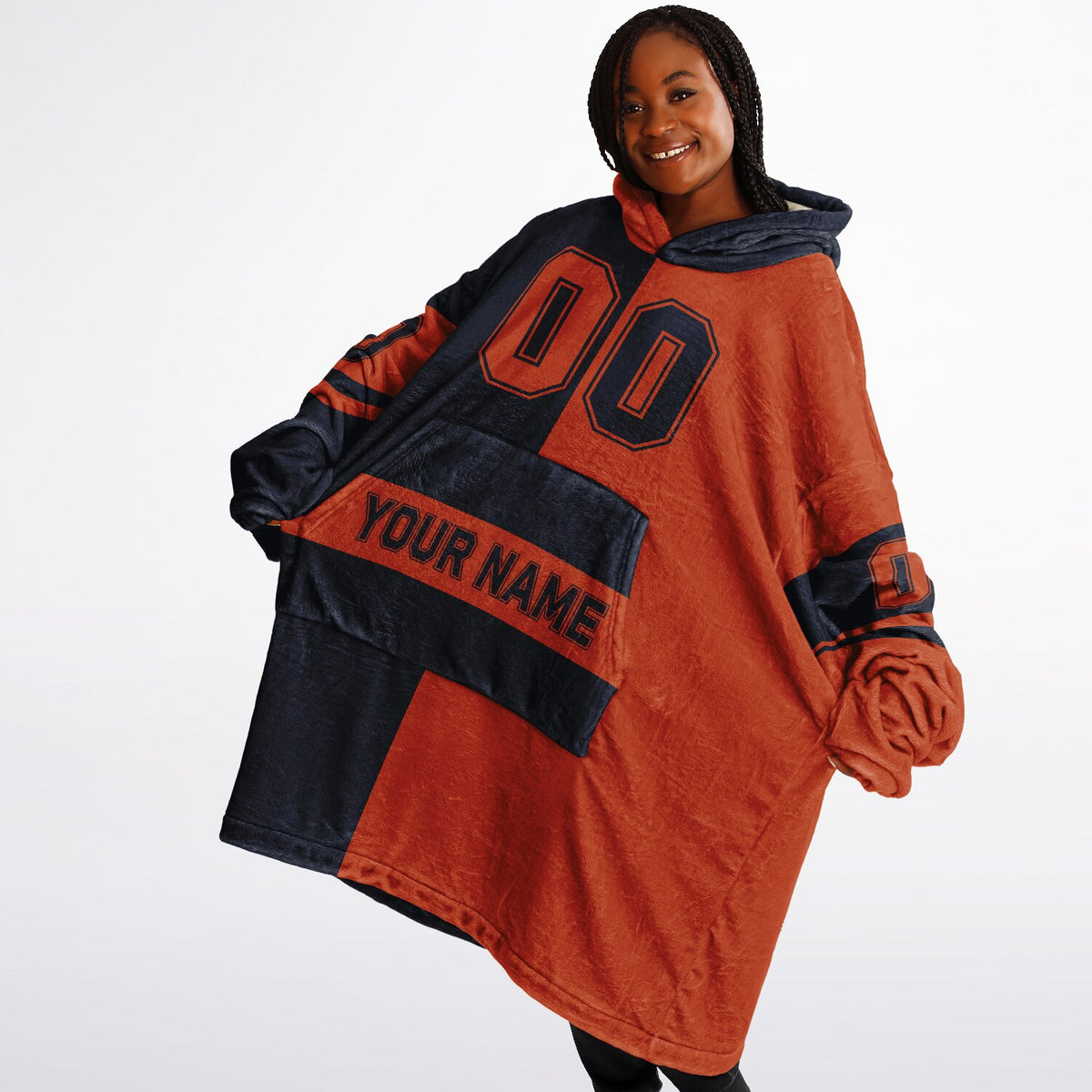 Navy/Orange Halftime