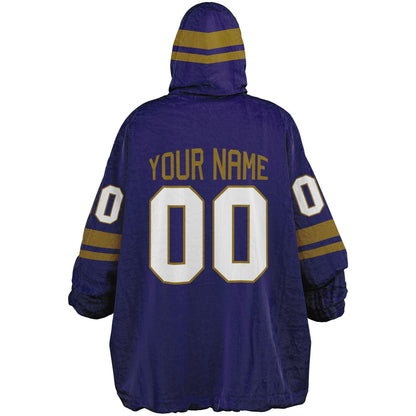 Purple/Metallic Gold Superfan Reversible