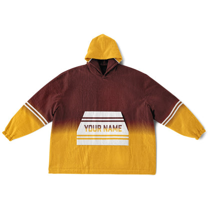 Burgundy/Gold/White Everyday Reversible