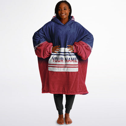 Dark Blue/Red/White Everyday Reversible