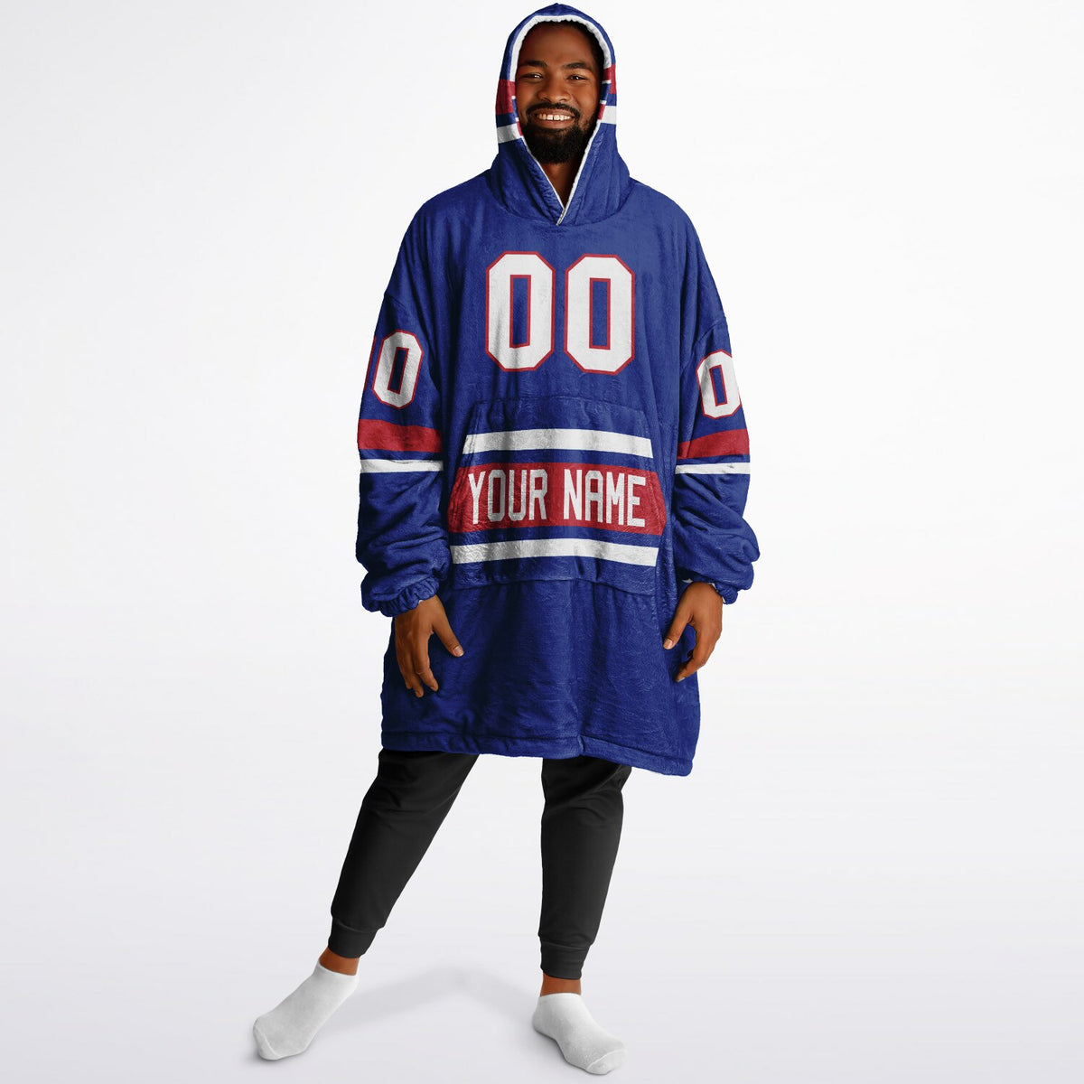 Blue/Red/White Superfan Reversible