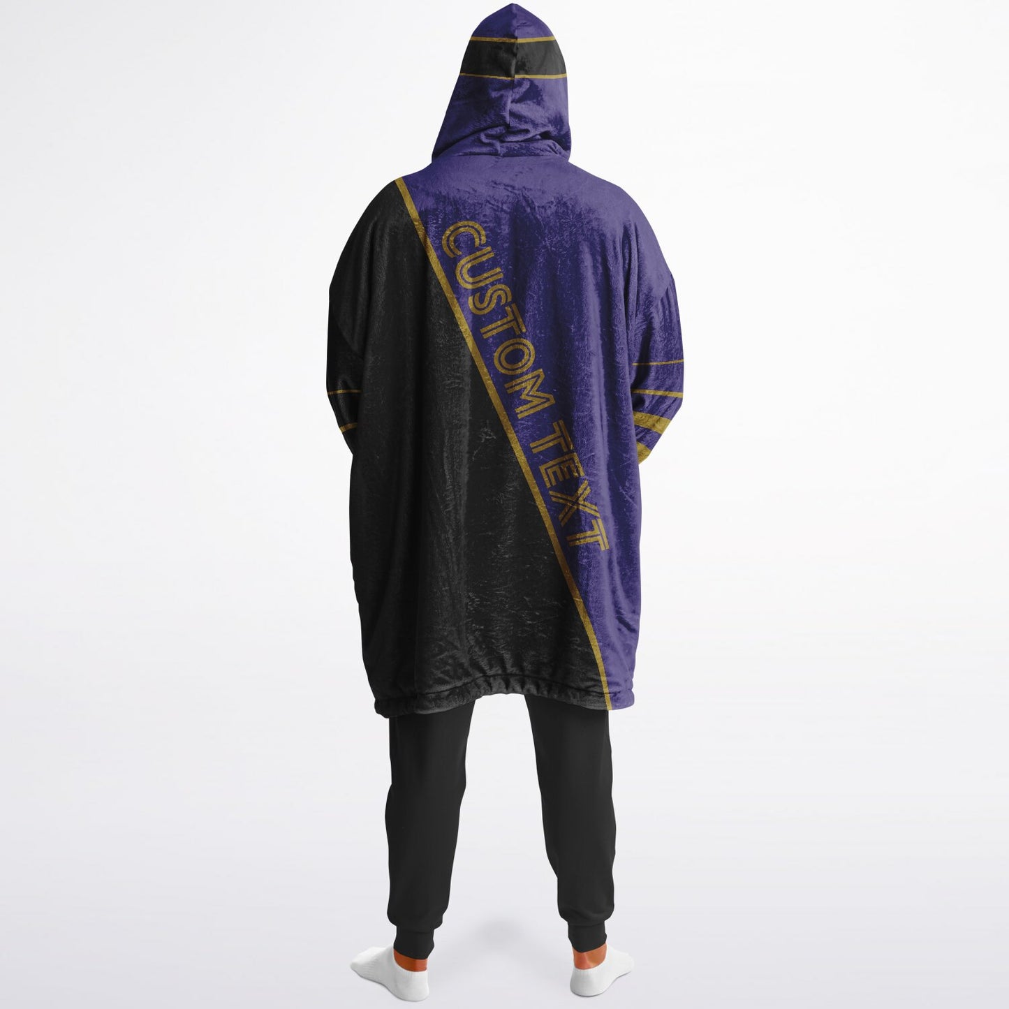 Purple/Black/Metallic Gold Everyday Reversible