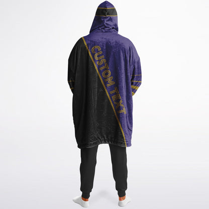 Purple/Black/Metallic Gold Everyday Reversible