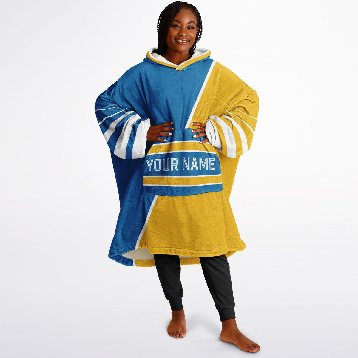 Blue Gold White Split Decision