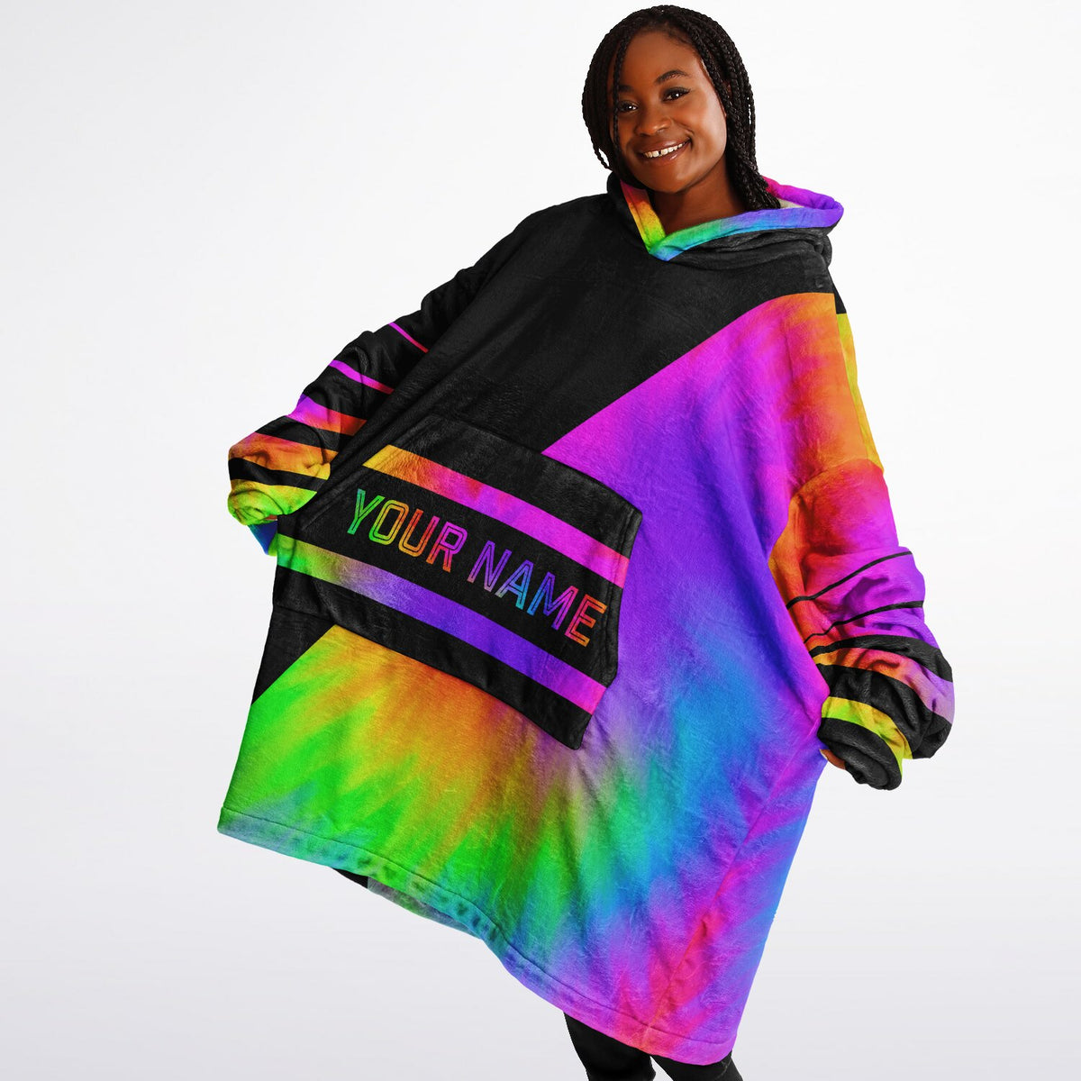 Black & Tie Dye Split Decision