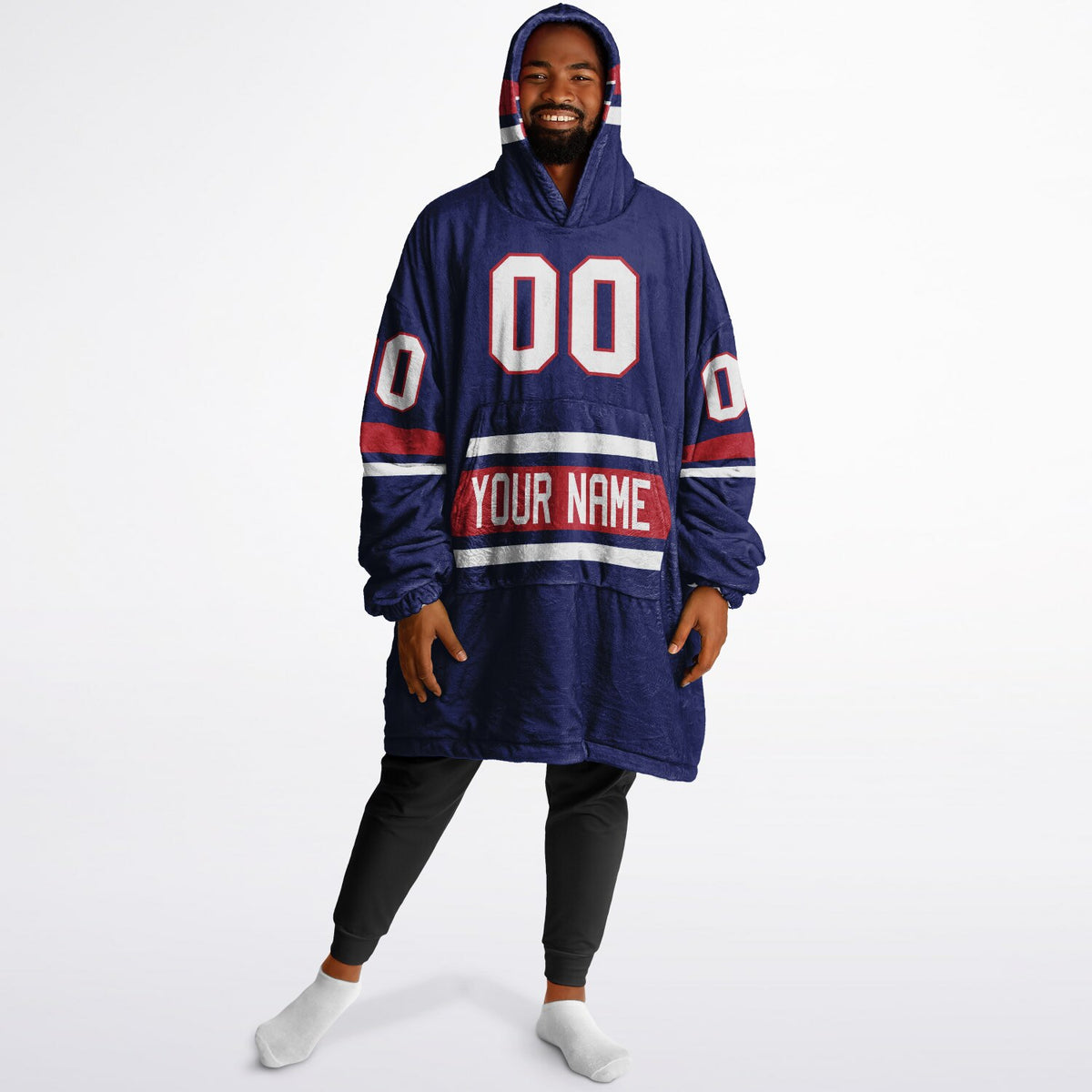 Dark Blue/Red/White Superfan Reversible
