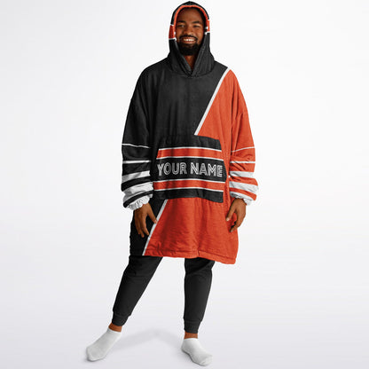 Black/Orange/White Everyday Reversible