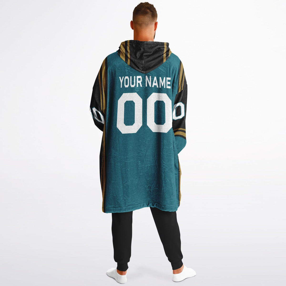 Teal/Black/Gold Bold