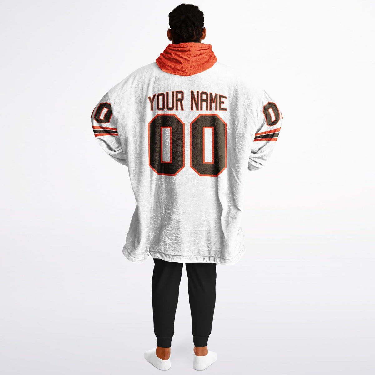 Brown/Orange/White Superfan Reversible