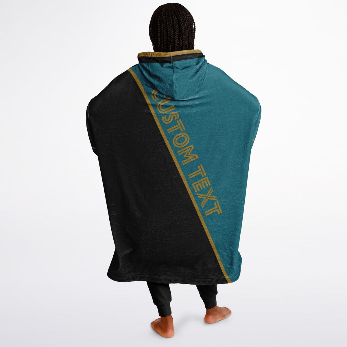 Teal Black Gold Split Decision