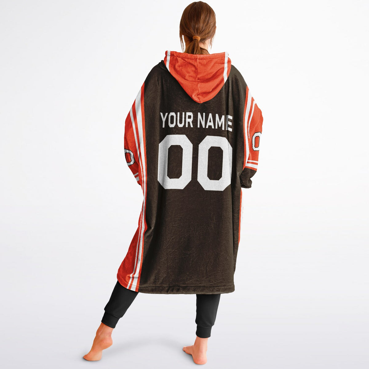 Brown/Orange/White Bold