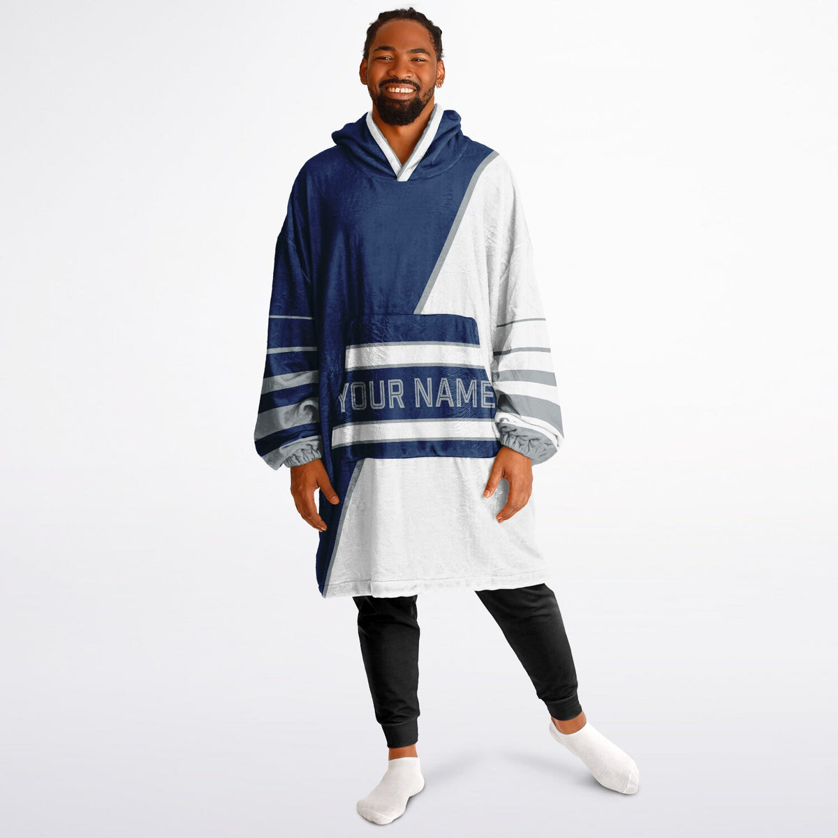 Blue White Gray Split Decision