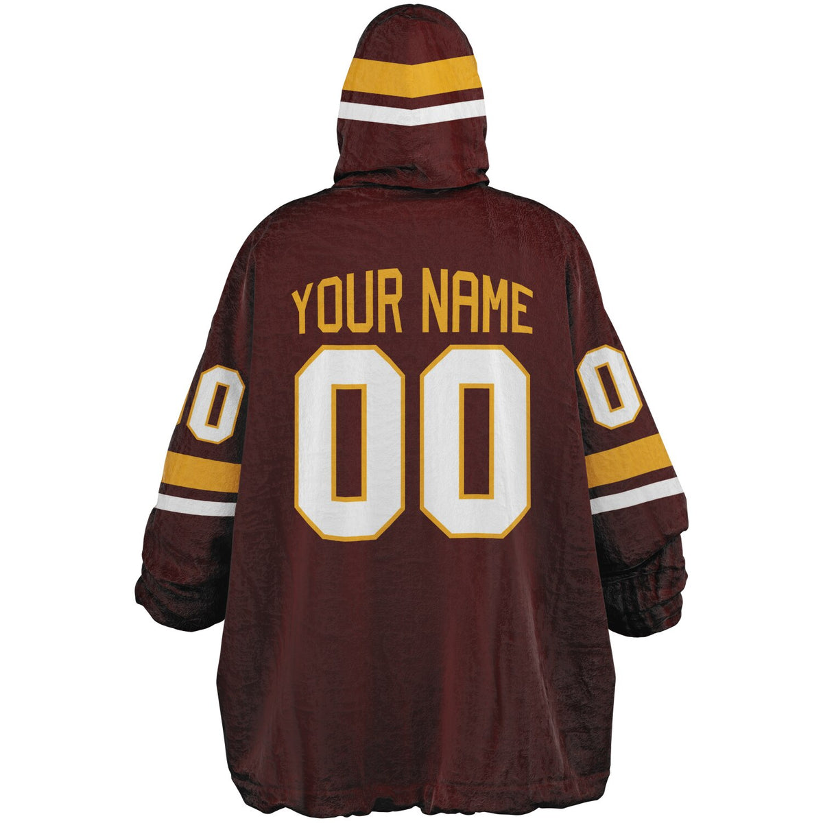Burgundy/Gold/White Superfan Reversible