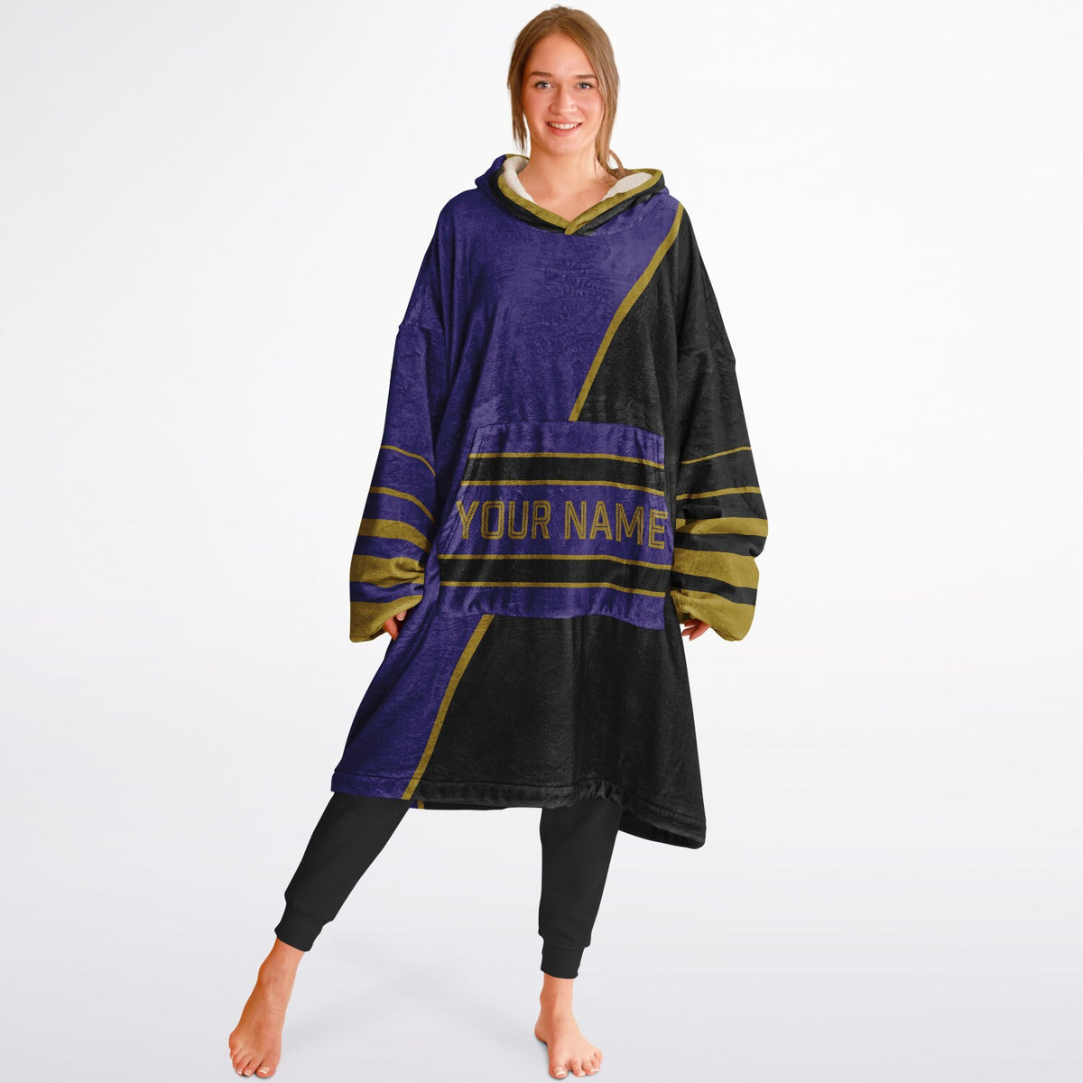 Purple Black Dark Gold Split Decision
