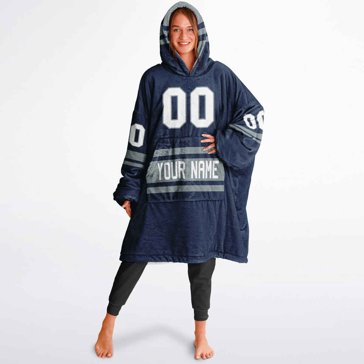 Navy/Silver Superfan Reversible