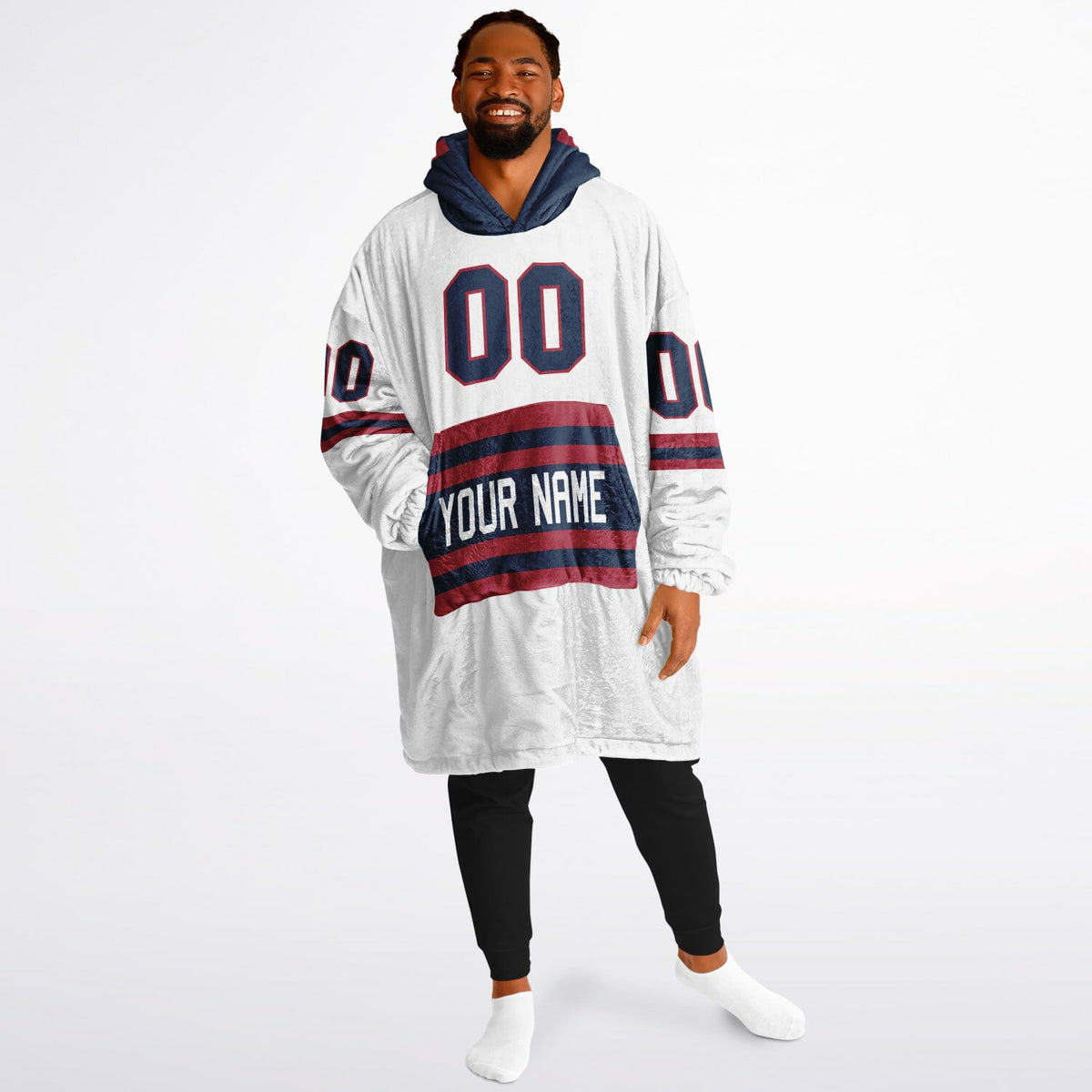 Navy & Red Superfan Reversible