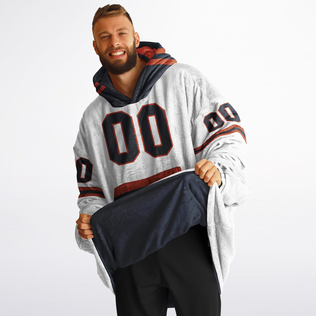 Navy/Orange Superfan Reversible