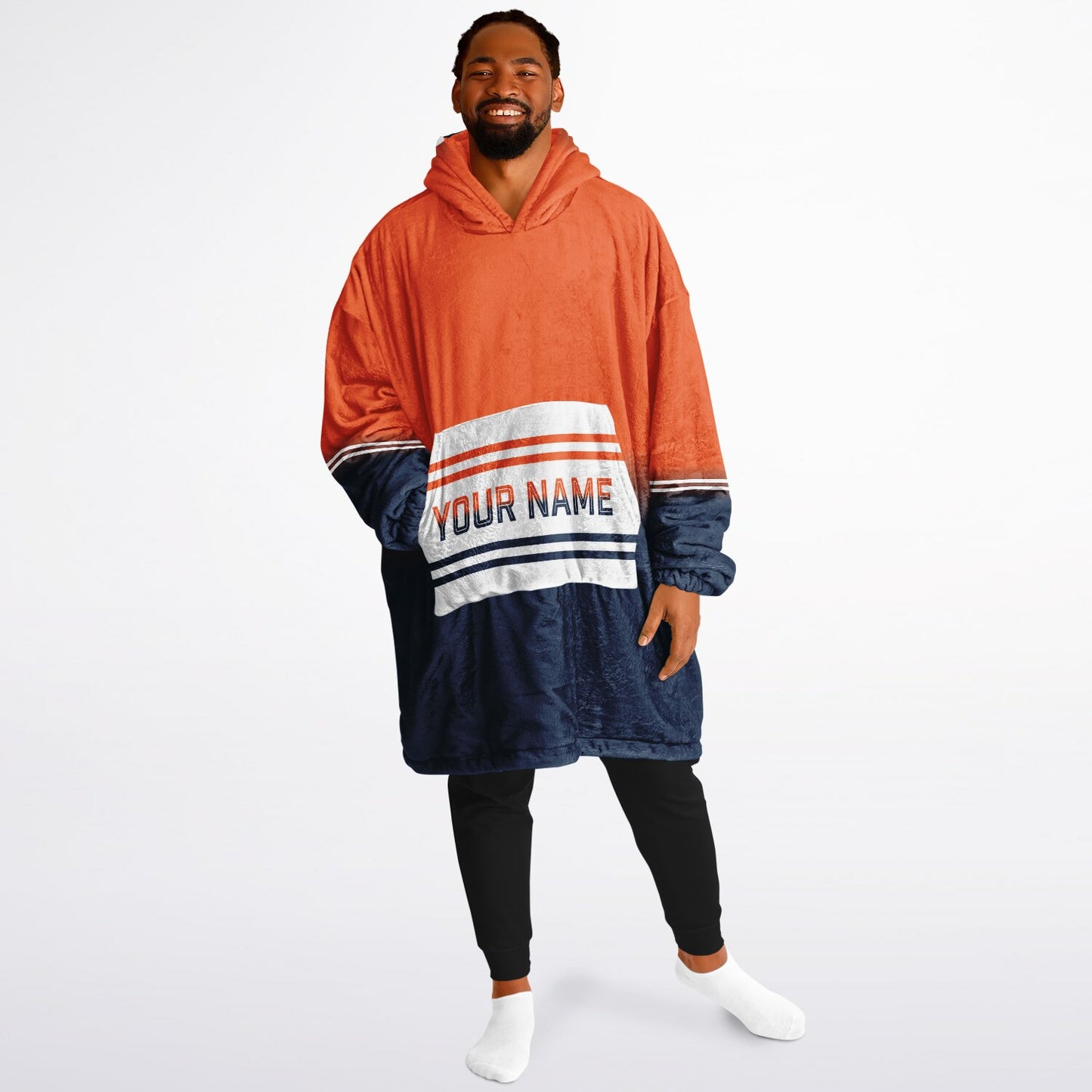 Orange/Navy/White Everyday Reversible