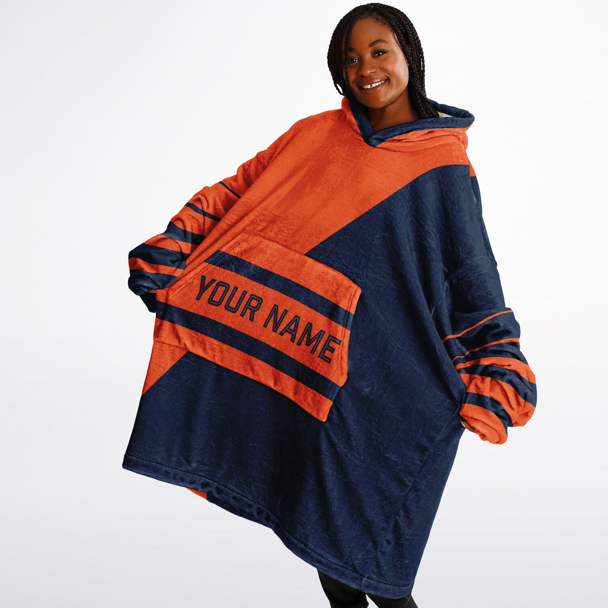 Orange & Navy Split Decision