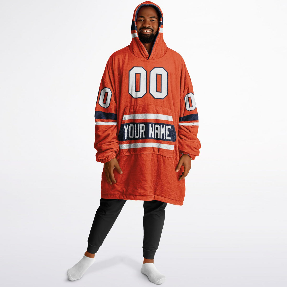 Orange/Navy/White Superfan Reversible