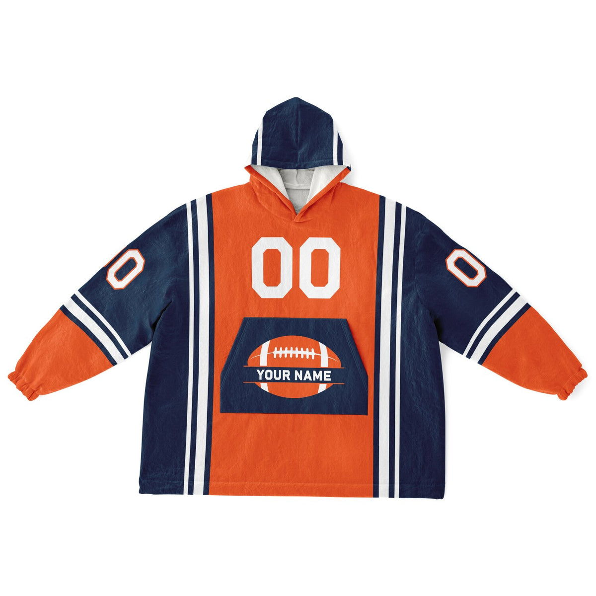 Orange/Navy/White Bold